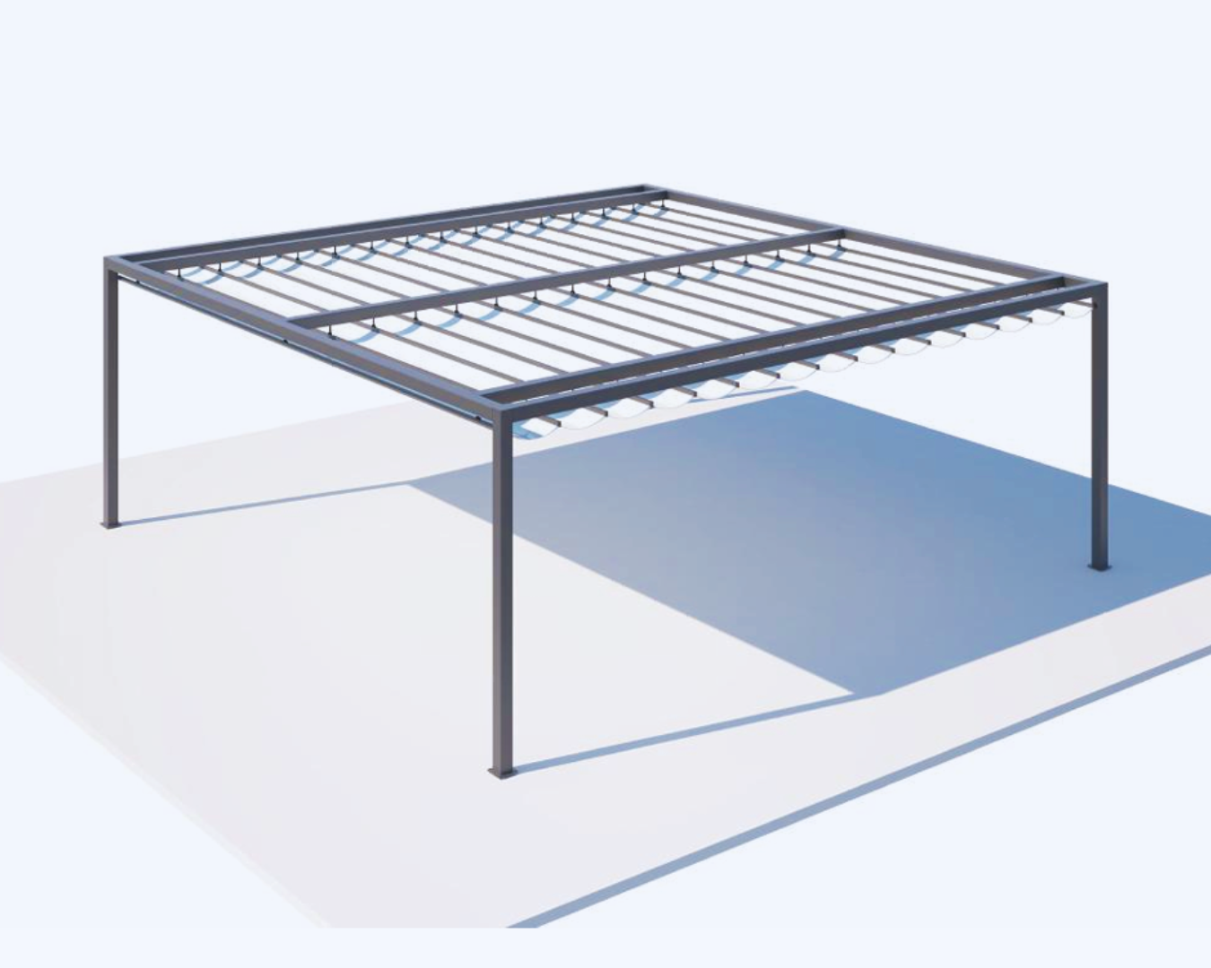 Pérgola corredera en Lleida
